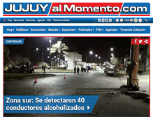 Tablet Screenshot of jujuyalmomento.com
